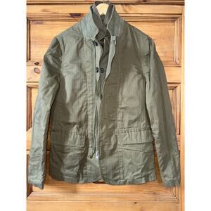 ALLSAINTS x Halley Stevenson Waxed Leahurst Blazer Double Layer Jacket 34